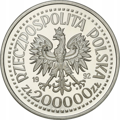 200.000 złotych 1992 Odkrycie Ameryki – SREBRO