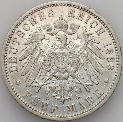 Niemcy, Prusy. 5 marek 1893, A Berlin