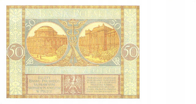 50 złotych 1929 seria EZ – PIĘKNE