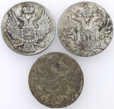 Polska, XIX w. 5 groszy 1816-1840 Warszawa – 3 szt