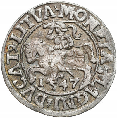 Zygmunt II August. Półgrosz 1547, Wilno