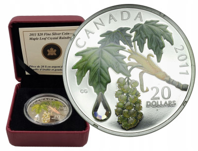 Kanada 20 dolarów 2011 liść klonu