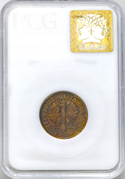 II RP. 1 złoty 1925, Londyn PCG MS68