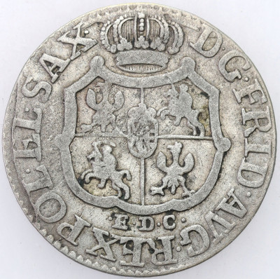 Polska. August III Sas. 1/24 Talara 1763 EDC