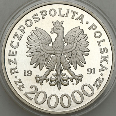 200.000 złotych 1991 Konstytucja 3 Maja – SREBRO