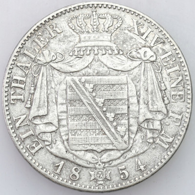 Niemcy, Saksonia. Fryderyk II Talar 1854 F Drezno