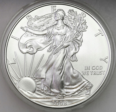 USA 1 dolar 2008 - UNCJA SREBRA