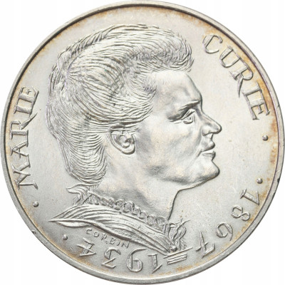 Francja, 100 franków 1983, Skłodowska Curie