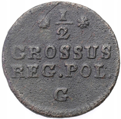 St. August Poniatowski. 1/2 grosza 1767 G, Kraków