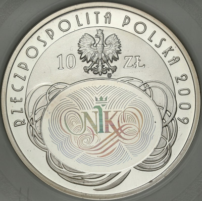 III RP. 10 złotych 2009 NIK – SREBRO
