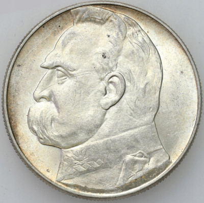 II RP. 10 złotych 1939 Piłsudski – PIĘKNY