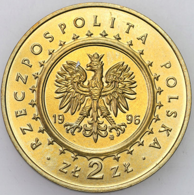 2 złote 1996 Lidzbark Warmiński – PIĘKNE