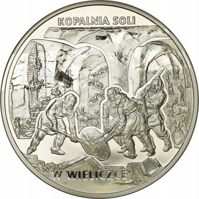 20 złotych 2001 Wieliczka - kopalnia soli - SREBRO