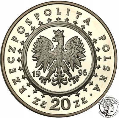 20 złotych 1996 Lidzbark Warmiński - SREBRO
