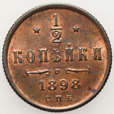Rosja. 1/2 kopiejki 1898 Petersburg
