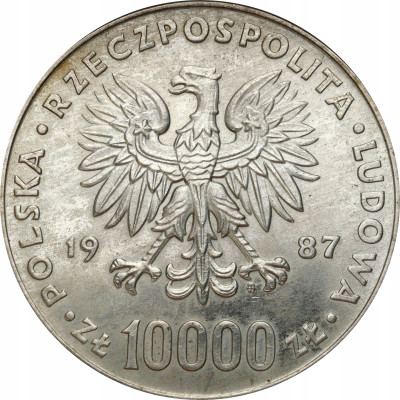 PRL. 10.000 złotych 1987 Jan Paweł II- SREBRO