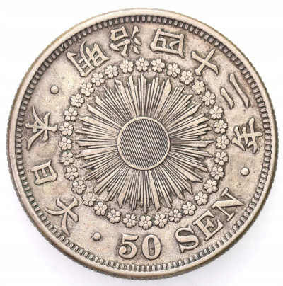 Japonia 50 Sen Yr. 42 Meiji (1909 AD)