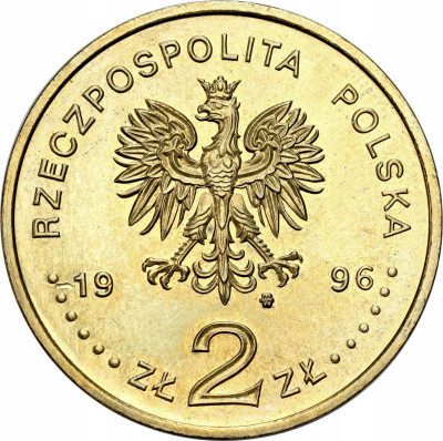 III RP. 2 złote 1996 Zygmunt II August