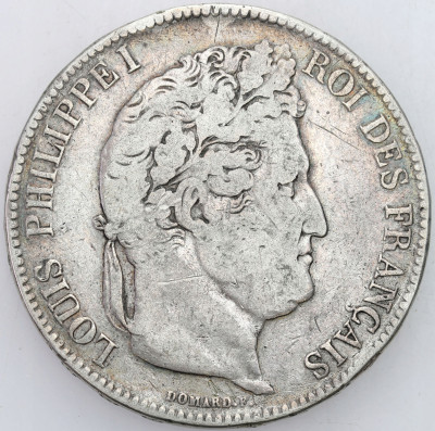 Francja, 5 franków 1833 BB, Strasbourg