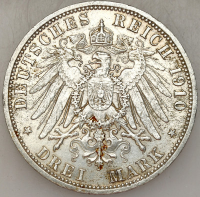 Niemcy, 3 marki 1910 A, Berlin