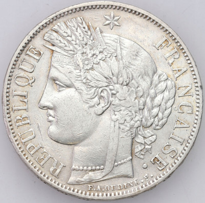 Francja. 5 franków 1849, Paryż