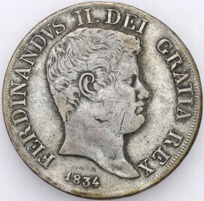 Włochy, Sycylia. Piastra - 120 Grani 1834