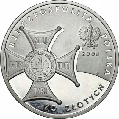 20 złotych 2008 rocznica Niepodległości - SREBRO