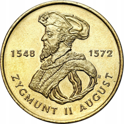 III RP. 2 złote 1996 Zygmunt II August