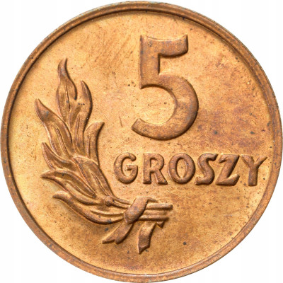 5 groszy 1949 brąz