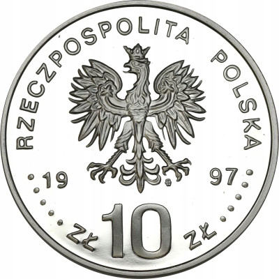 III RP. 10 złotych 1997 Stefan Batory - półpostać