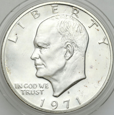 USA 1 dolar 1971 S Eisenhower - SREBRO