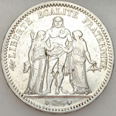 Francja - 5 franków 1873 - Herkules A – SREBRO