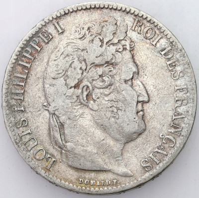Francja, Ludwik Filip I. 5 franków 1831 W, Lille
