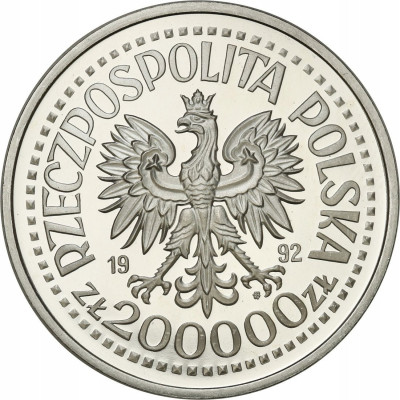 200000 Zł 1992 rok 500 lat Odkrycia Ameryki SREBRO