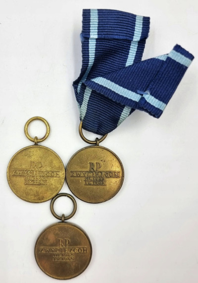 PRL. Medal za Odrę Nysę i Bałtyk, 3 szt.