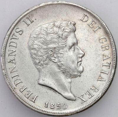 Włochy, Sycylia. Piastra - 120 Grani 1850