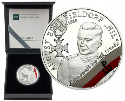 10 złotych 2018 Niezłomni Fieldorf - SREBRO