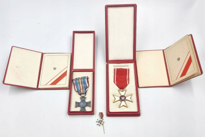 Śląski Krzyż Powstańczy i Krzyż Kawalerski OOP