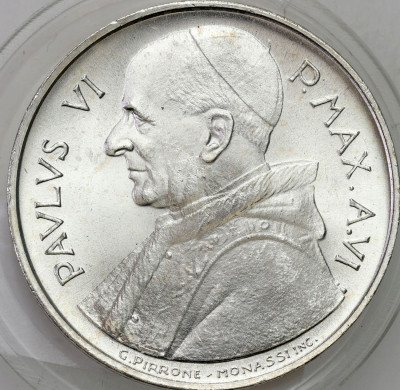 Watykan. 500 lirów 1968 Papież Paweł VI – SREBRO