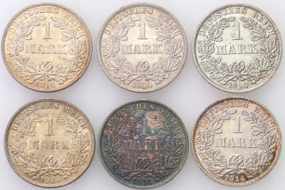 Niemcy. 1 marka 1914 – 6 szt