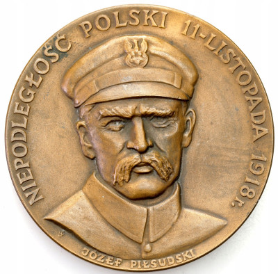 Medal. Józef Piłsudski, Niepodległość Polski 1983
