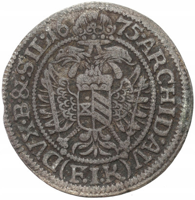 Śląsk. Leopold I. 3 krajcary 1675 FIK, Opole