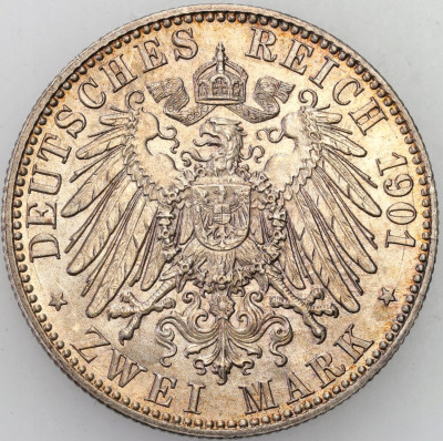 Niemcy, Prusy. 2 marki 1901, Berlin – SREBRO