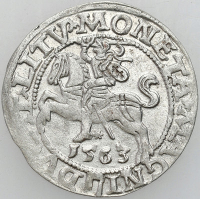 Zygmunt II August. Półgrosz 1563, Wilno - ŁADNY