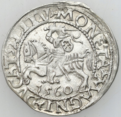 Zygmunt II August. Półgrosz 1560, Wilno - ŁADNY