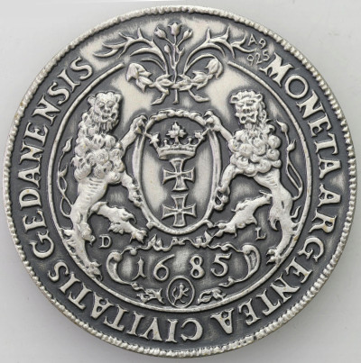 Kopia Talara Jan III Sobieski 1685 - SREBRO