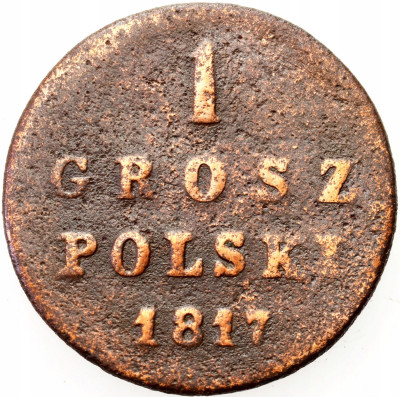 Polska XIX w./Rosja. Aleksander I. 1 grosz 1817 IB