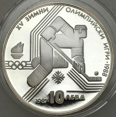 Bułgaria 10 lewa 1987 XV Igrzyska – SREBRO