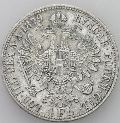 Austria. FJ I. 1 Floren 1879, Wiedeń – SREBRO