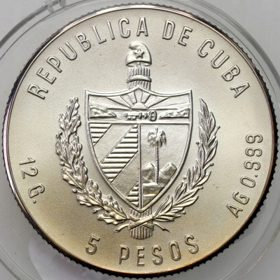 Kuba. 5 peso 1982 – SREBRO